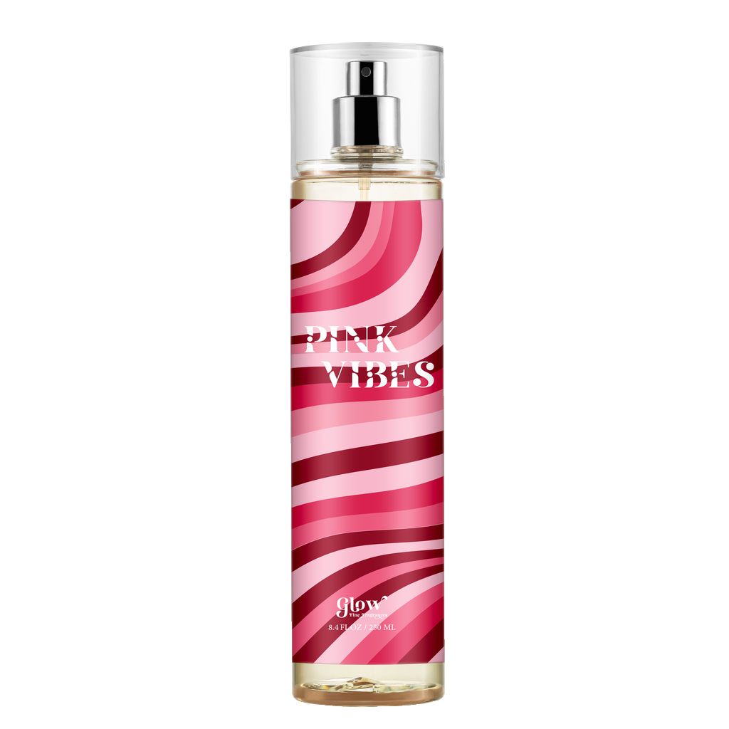 Glow Collection وردي Vibes Fine عطر Mist 250 مل