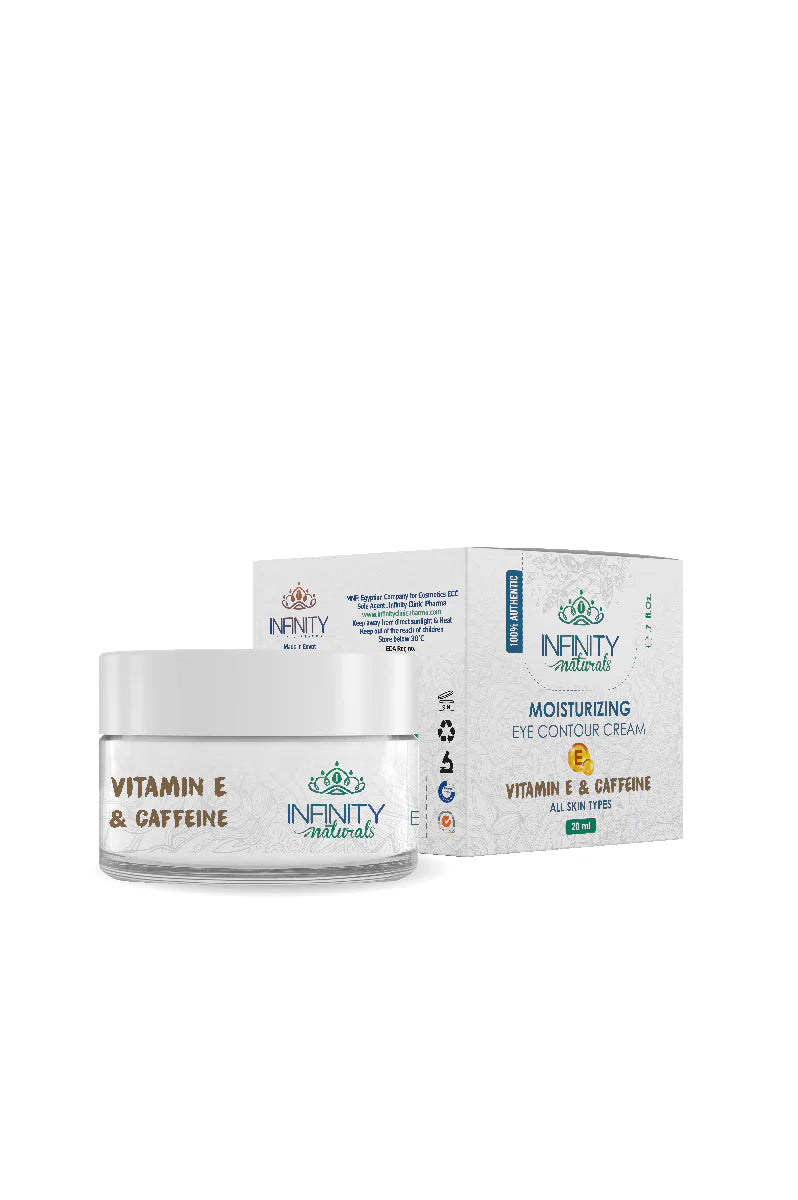 Infinity Naturals محيط العين كريم فيتامين E و كافيين 50جم