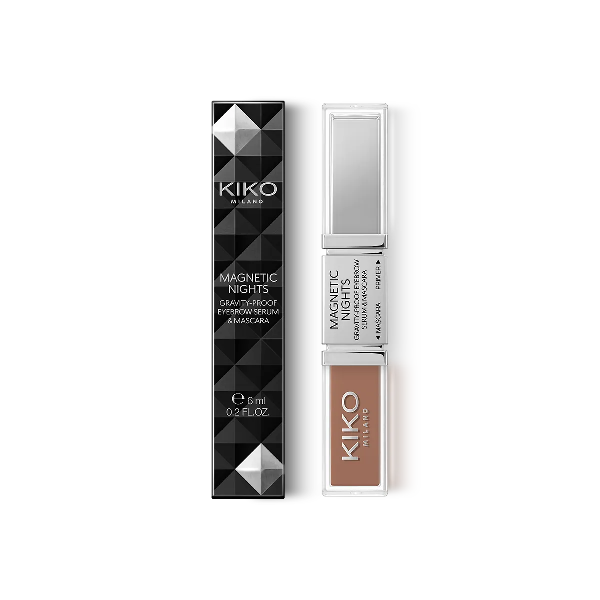 كيكو ميلانو magnetic nights gravity proof eyebrow سيروم و ماسكارا - الصورة 3