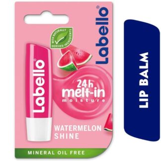 Labello بلسم شفاه Moisturising العناية بالشفاه بطيخ Shine 4.8g