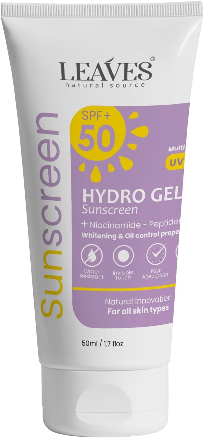 Leaves Hydro جل واقي شمس SPF 50+
