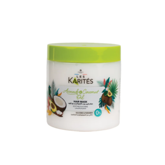 Les Karites أفوكادو و جوز الهند زيت ماسك شعر 475 مل