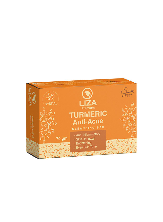 Liza Turmeric Anti Acne منظف Bar 70 جم