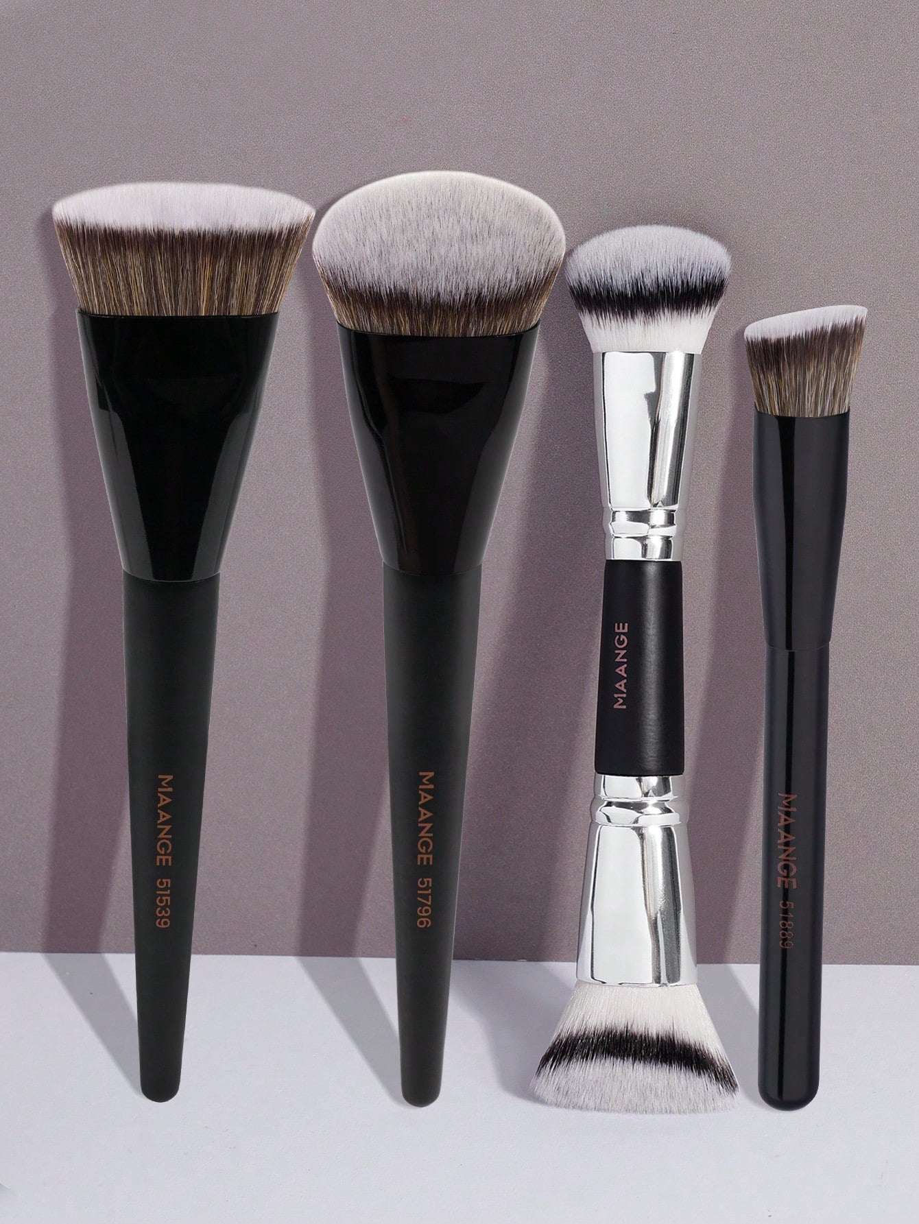 ماانج فرشاة مكياج Durable Non-slip Handle Chic Professional Design - الصورة 2