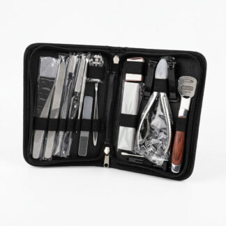 Manicure Clippers طقم 15قطع أسود