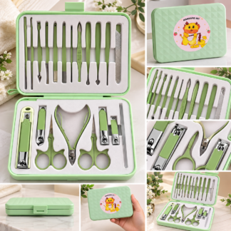 Manicure Pedicure طقم مع Case - 20 قطع