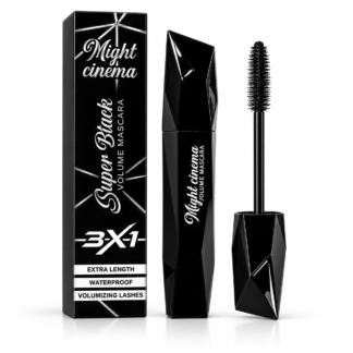 Might Cinema 3-in-1 Volume ماسكارا مقاوم للماء أسود