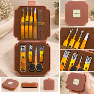 Mini Manicure طقم Nail Clipper Sets - 9قطع
