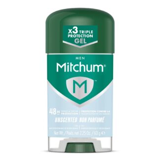 Mitchum Men مضاد تعرق و مزيل عرق جل Unscented 63g