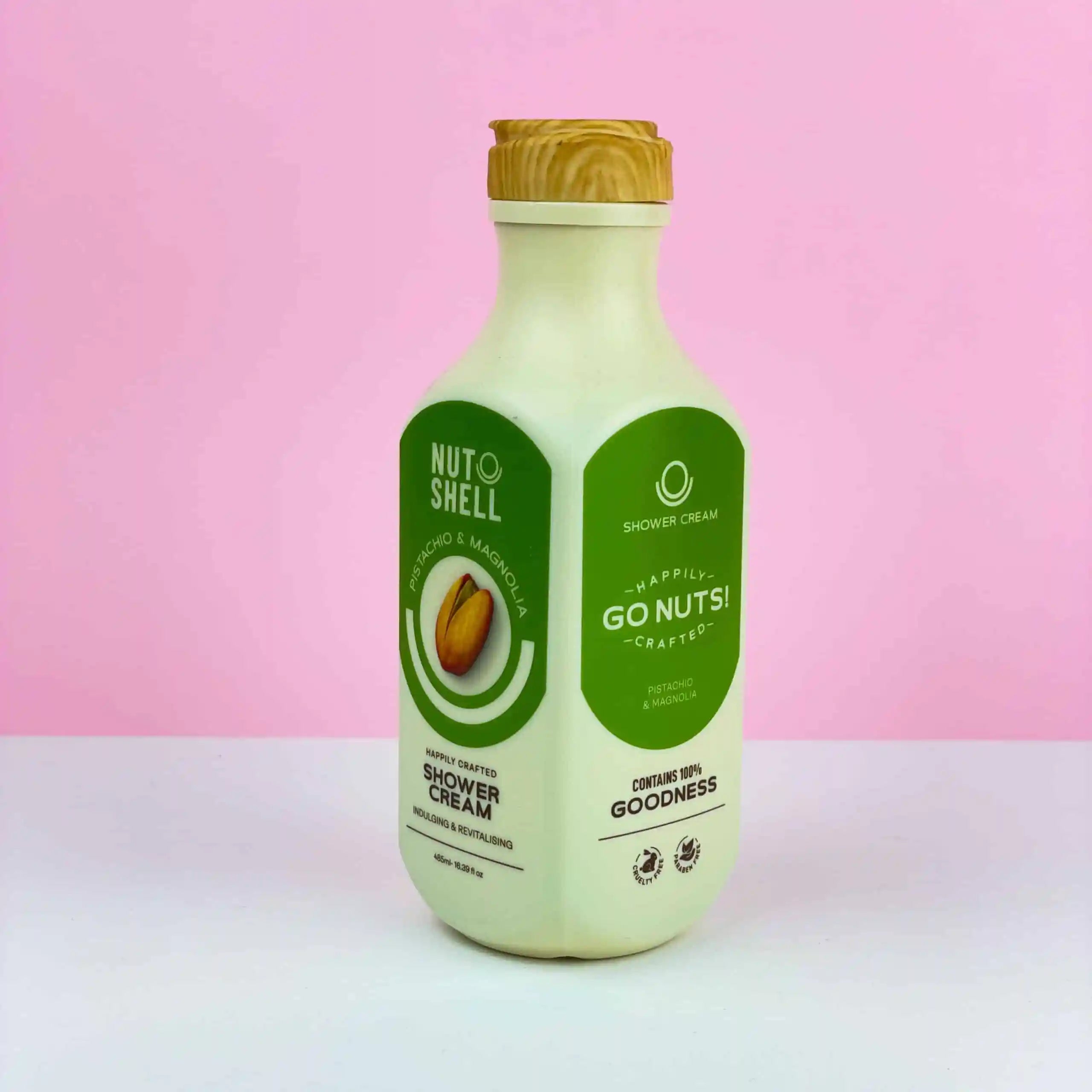 NUTSHELL استحمام كريم مع Pistachio و Magnolia 485مل