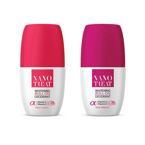 Nano Treat رول أون مزيل عرق و فانيليا و Peach 50مل