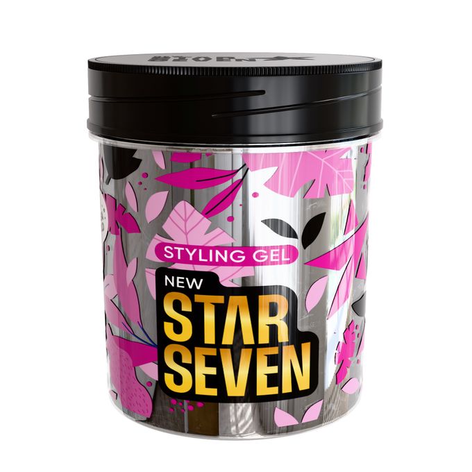 New Star Seven Hair جل 650مل أسود