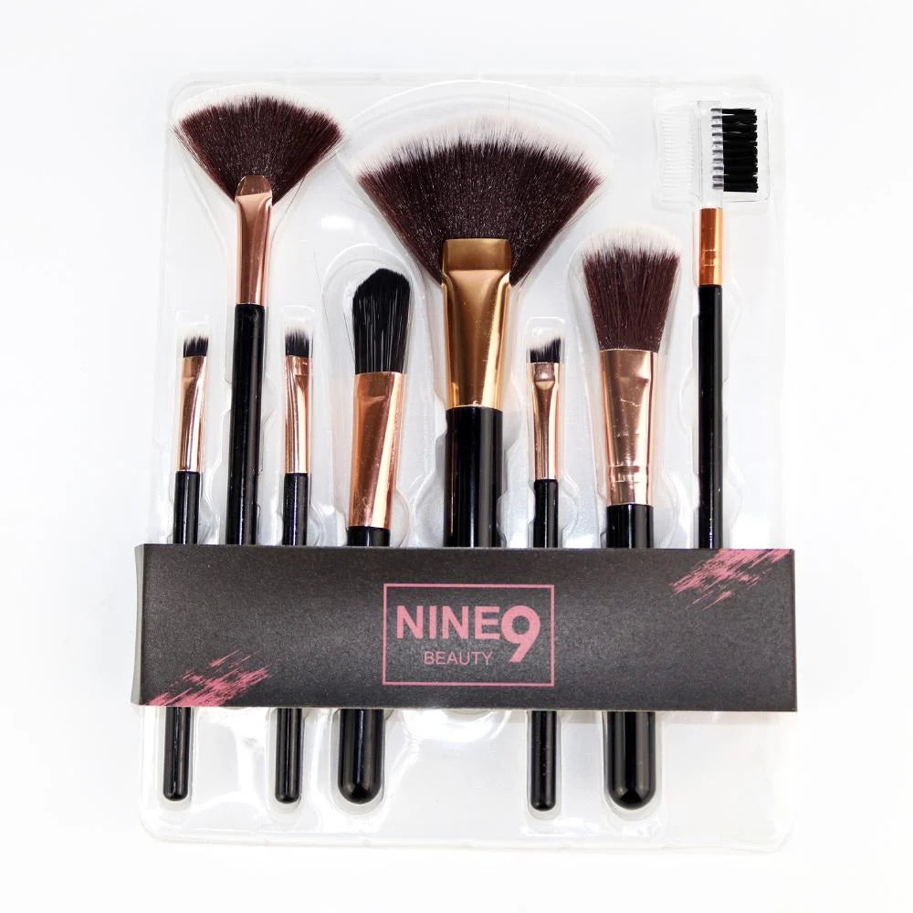 Nine Beauty Complexion 8قطع فرشاة طقم