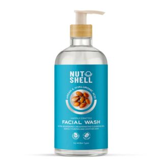 Nut shell أرجان و حمض الهيالورونيك Facial Wash 250 مل