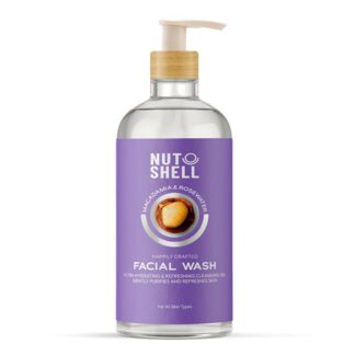 Nut shell Macadamia و Rose Water Facial Wash 250 مل