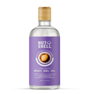 Nutshell Body جل زيت Macadamia و Rosewater 250مل