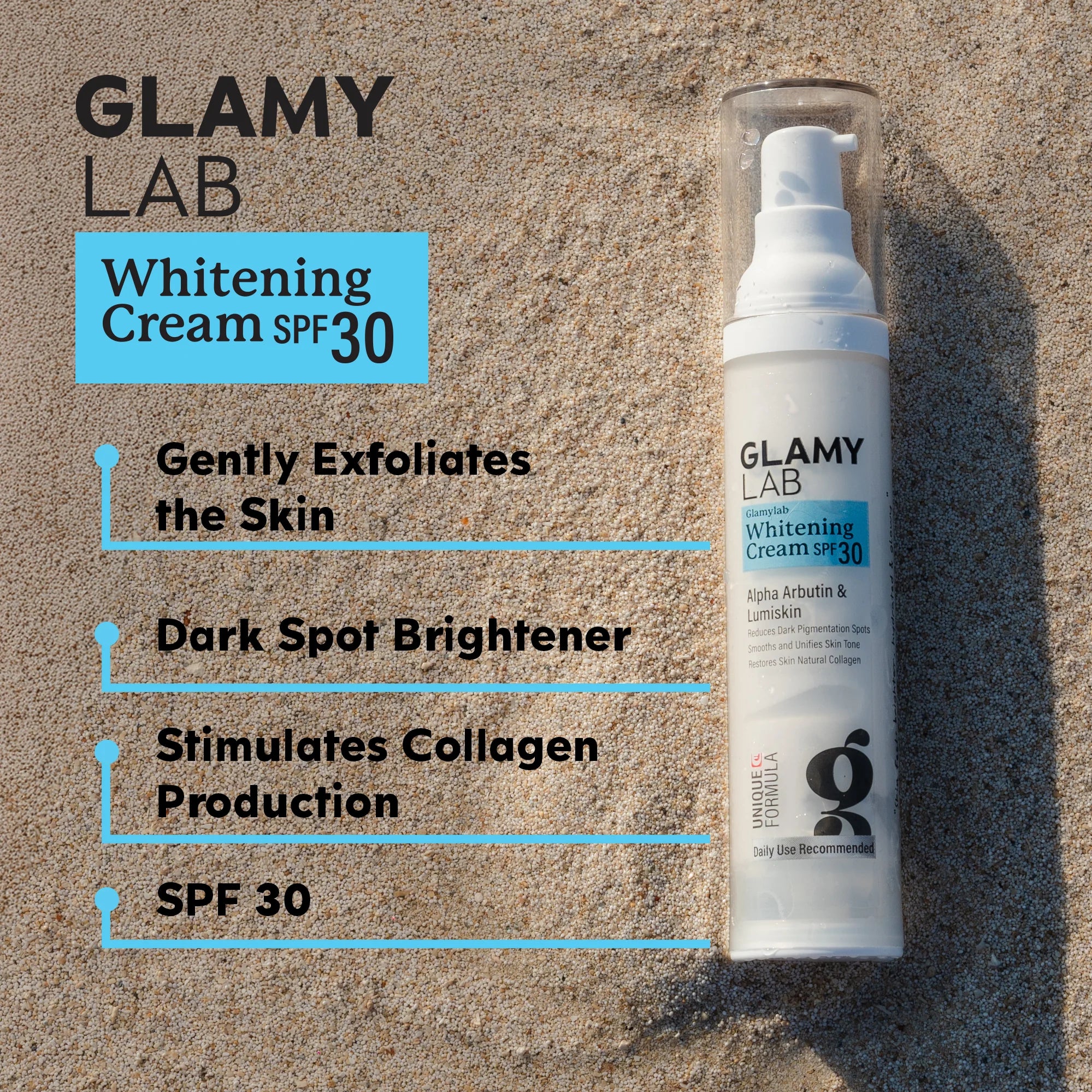 GLAMY LAB تفتيح كريم SPF 30 50 جم - الصورة 4