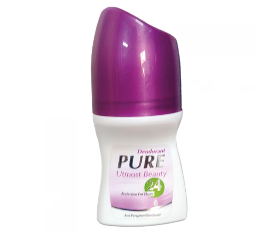 Pure مزيل عرق رول أون Outmost Beauty - 50مل