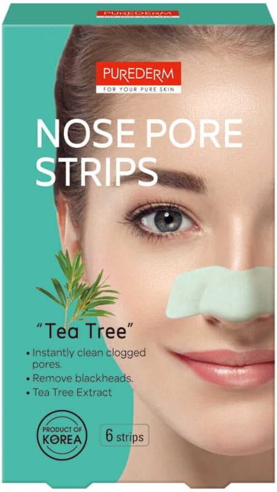 Purederm Nose Pore Strips شجرة الشاي 6 Strips