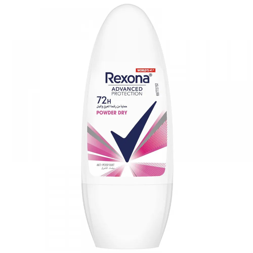 REXONA بودرة DRY مزيل عرق رول أون 50مل