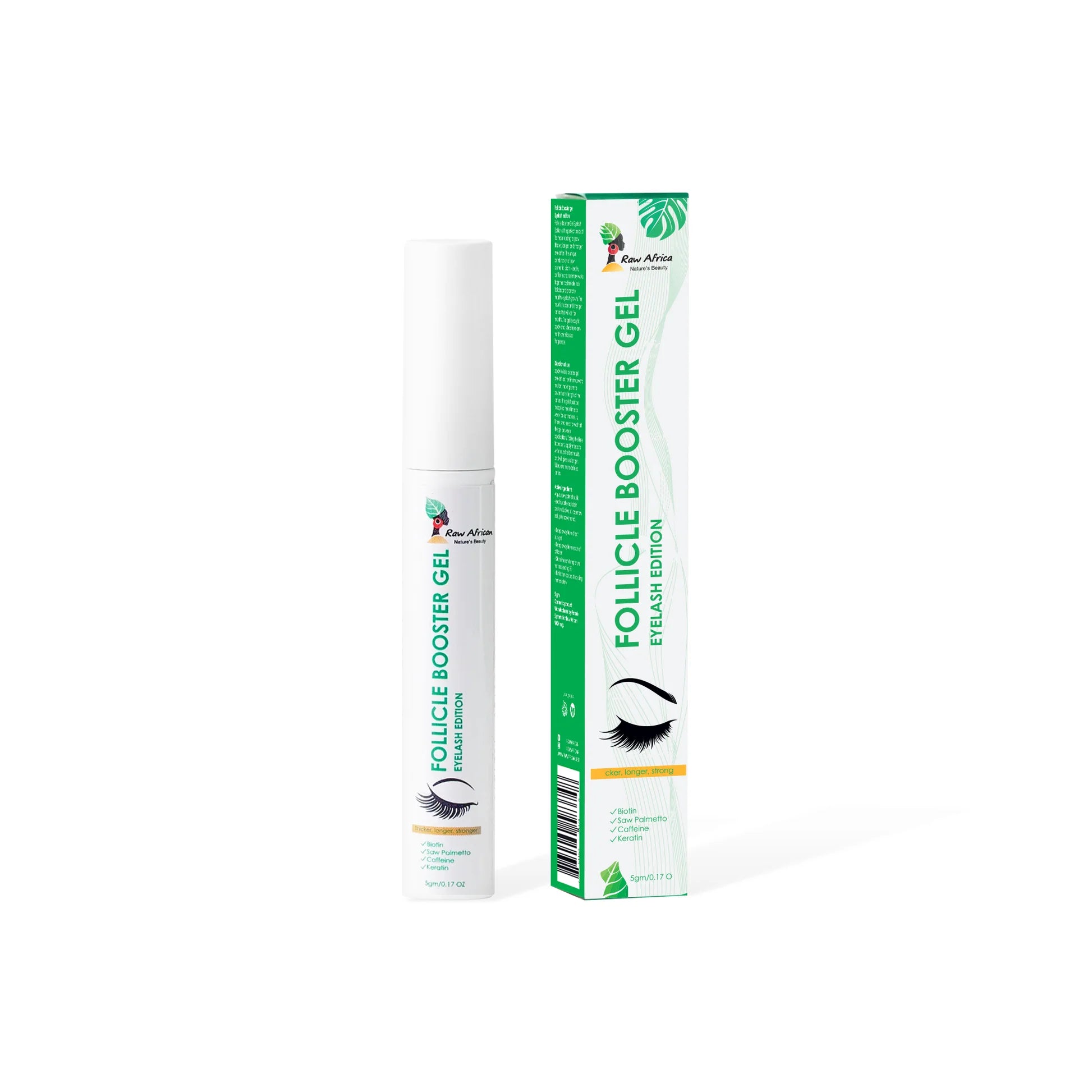 راو أفريكان Eyelash Follicle Booster جل 8 جم