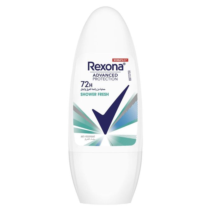 Rexona استحمام Clean Women مضاد تعرق رول أون 50مل