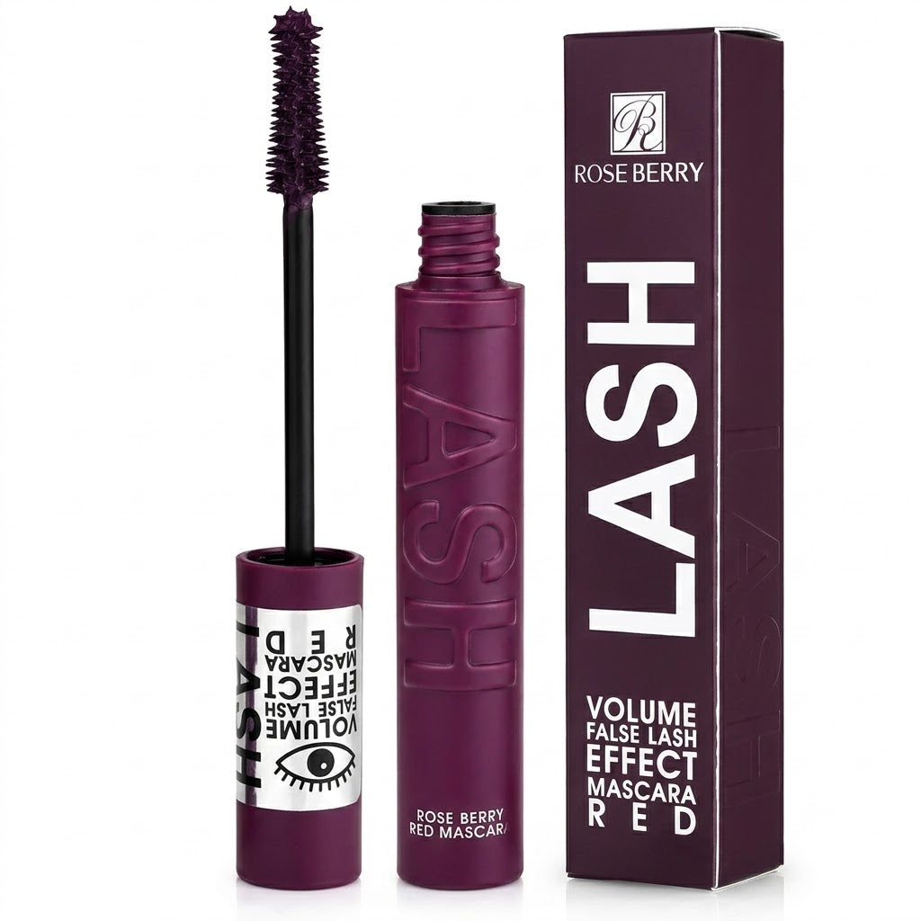 روز بيري Lash Volume False Lash Effect ماسكارا أحمر