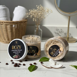 Rozy مقشر جسم جوز الهند و فانيليا &musk 400g