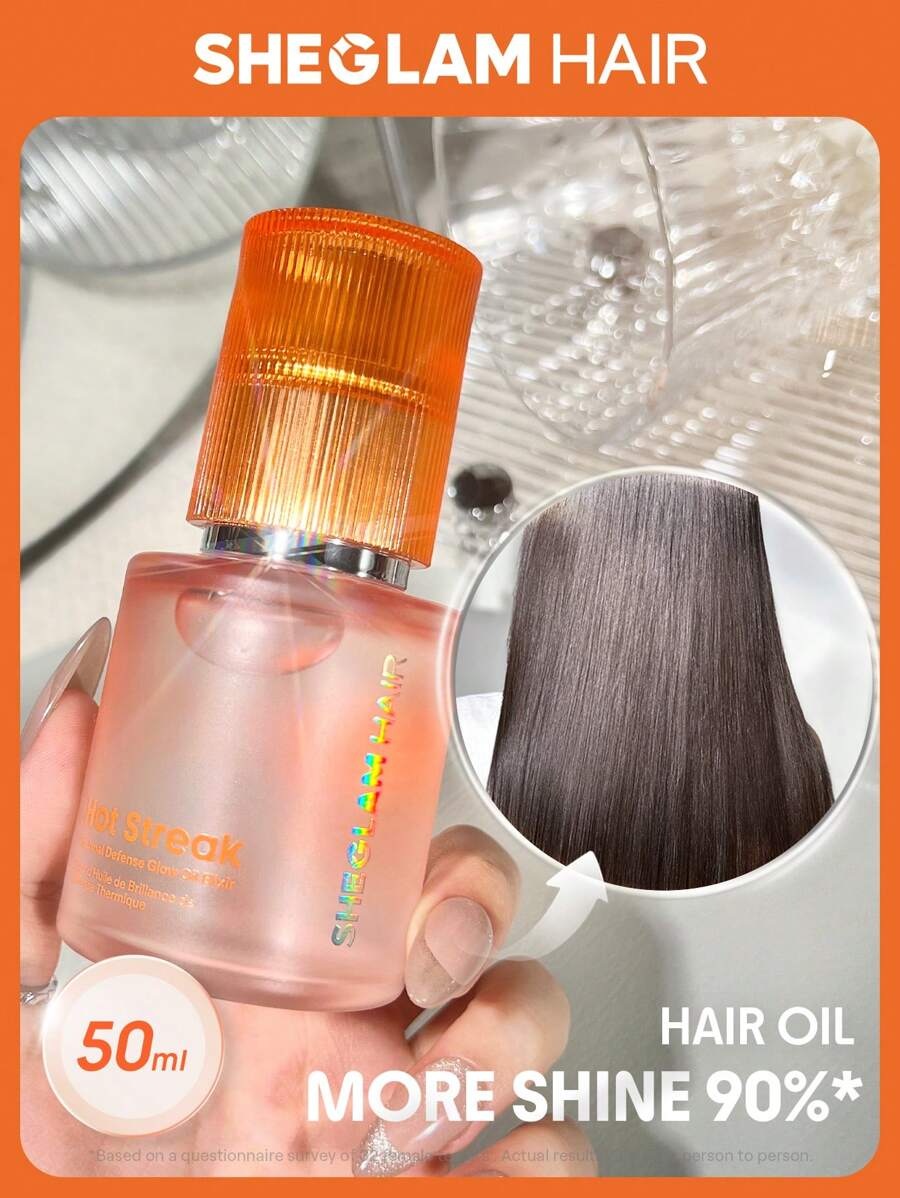 شيجلام Hair Hot Streak Thermal Defense Glow زيت Elixir 50مل - الصورة 2