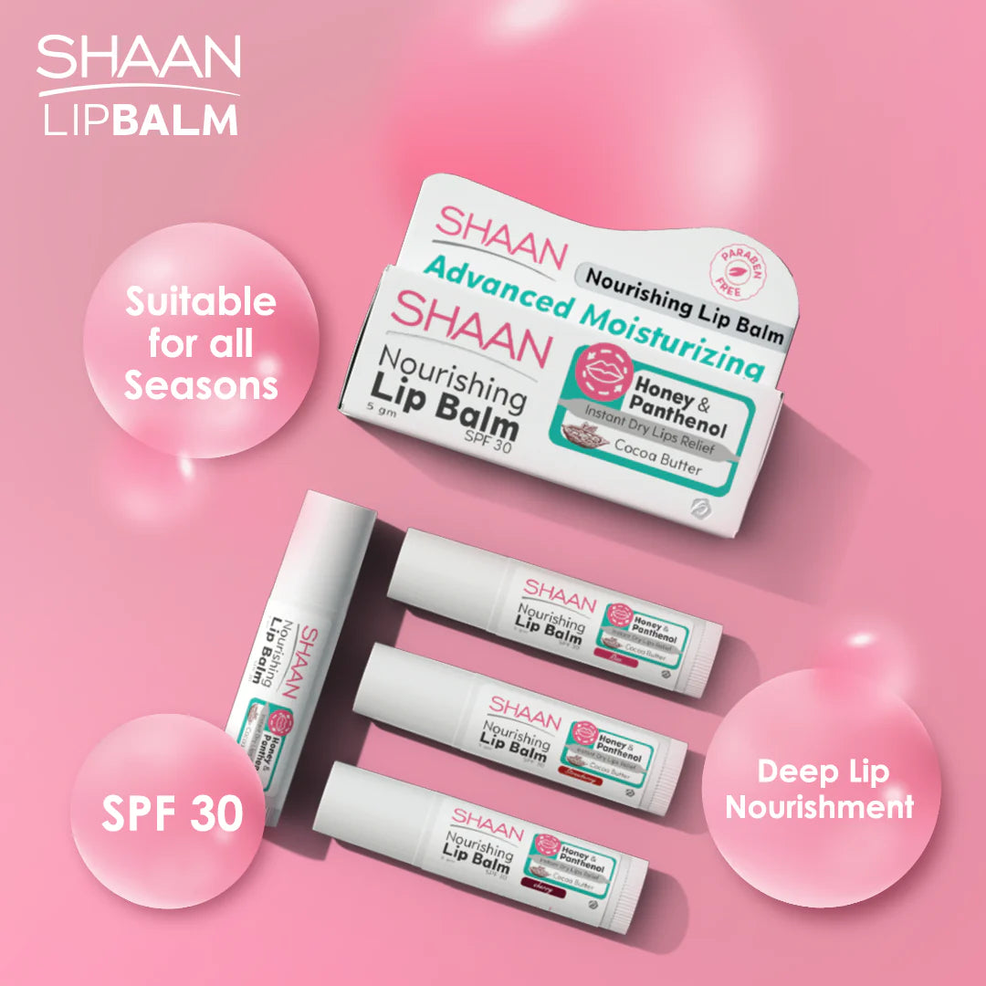 Shaan مغذٍ بلسم شفاه Rose spf30 - الصورة 4