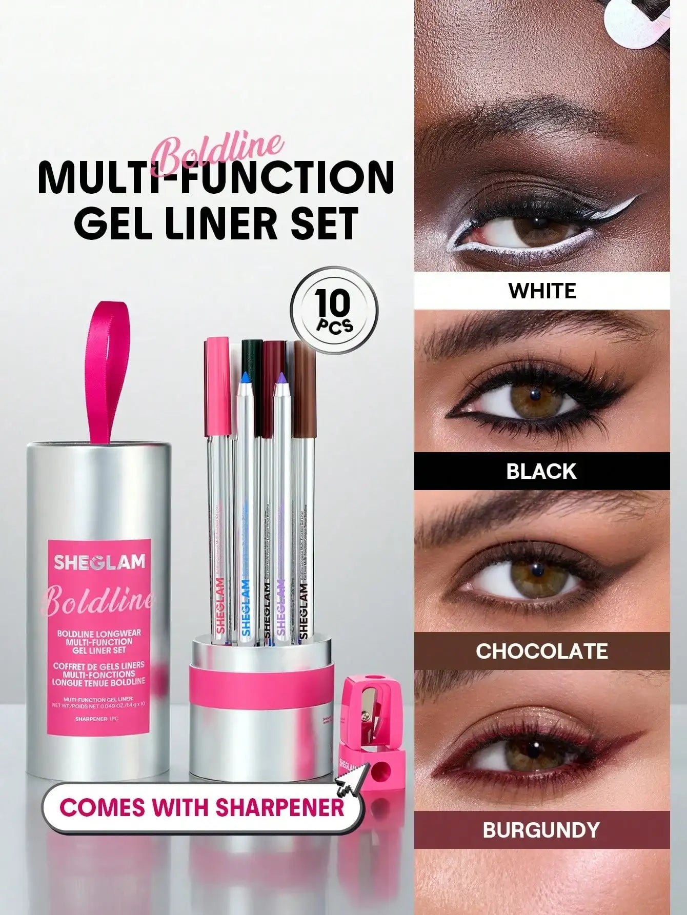شيجلام Boldline Longwear Multi-Function جل Liner طقم - الصورة 3