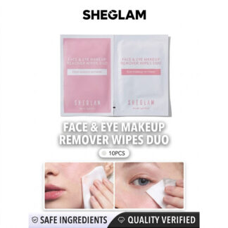 شيجلام Face و Eye مزيل مكياج Wipes 10 قطع