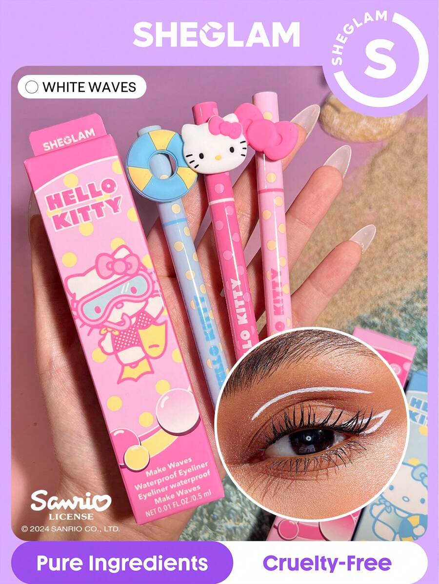 شيجلام Hello Kitty Make Waves مقاوم للماء آيلاينر - الصورة 2