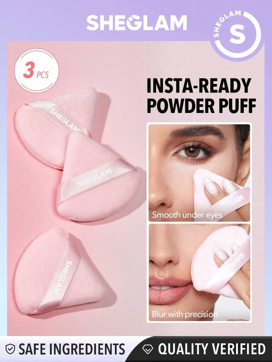 شيجلام Insta-Ready بودرة Puff وردي - الصورة 2