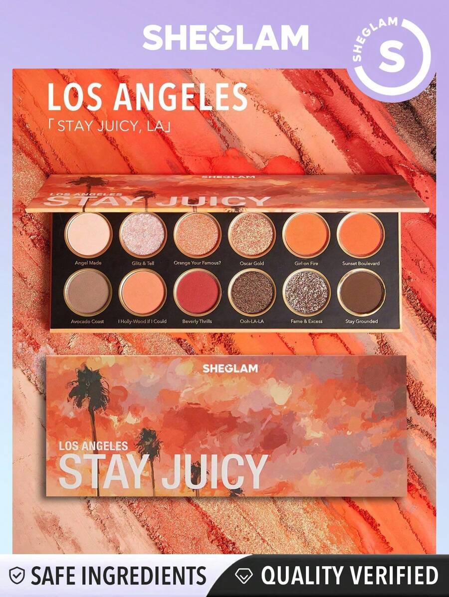 شيجلام Stay Juicy باليت ظلال عيون 12 Colors - الصورة 2