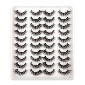 Shein 20pairs 3d Criss-Cross Natural Eyelashes