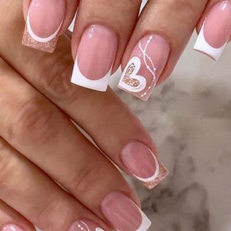 شي إن 24قطع Square Shape False Nails