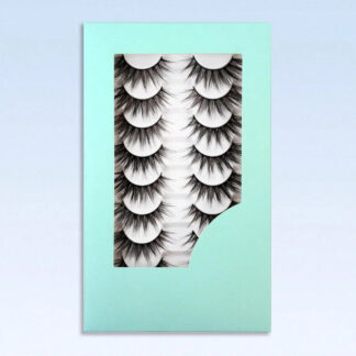 شي إن 8 Pairs Full رموش Cat Eye Look Tail Elongated