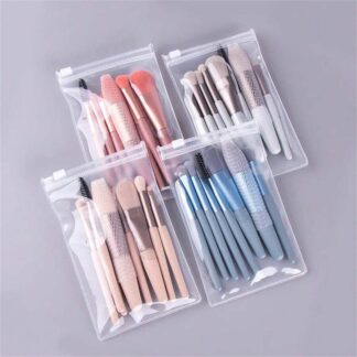 شي إن 8قطع طقم فرش مكياج Macaron فرشاة Portable كونسيلر