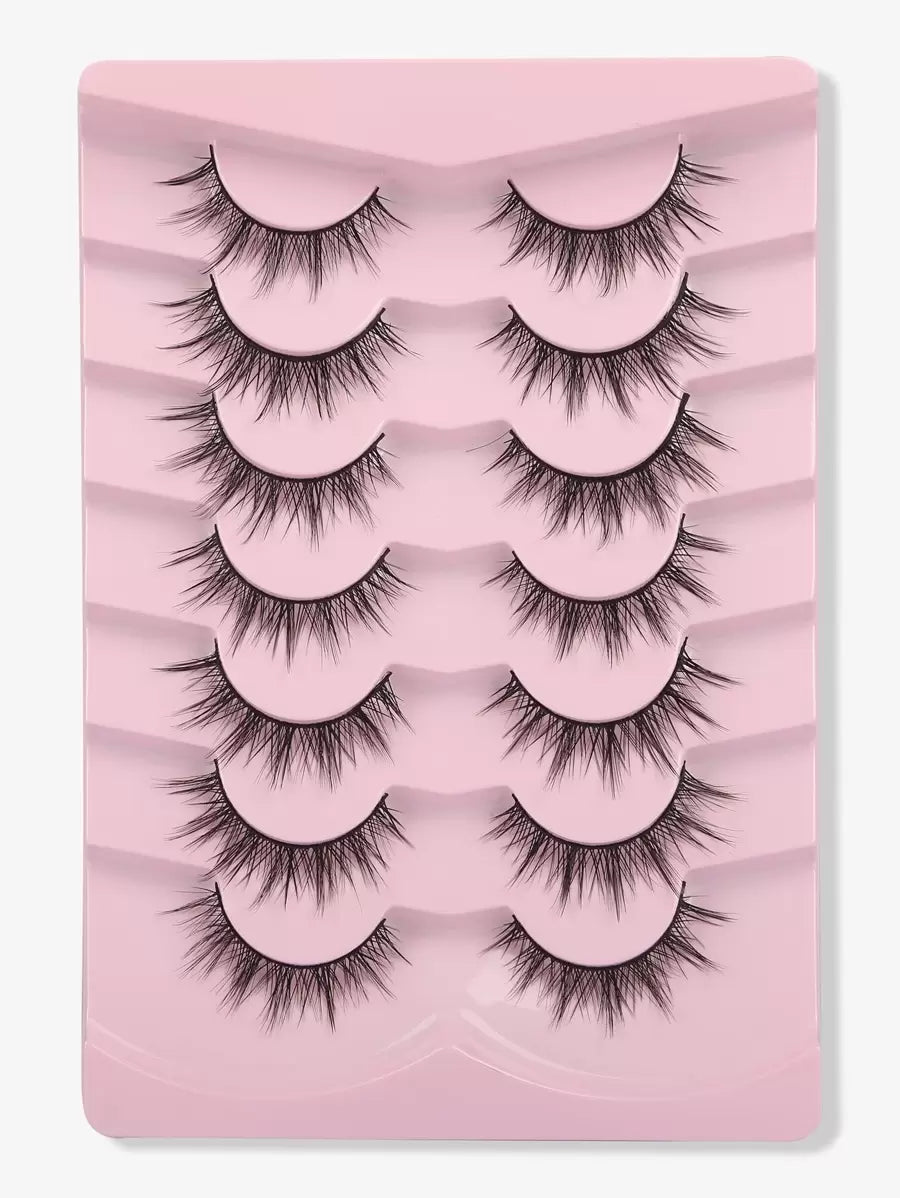شي إن Himirell Manga رموش 7pairs Pointed Cat Eye