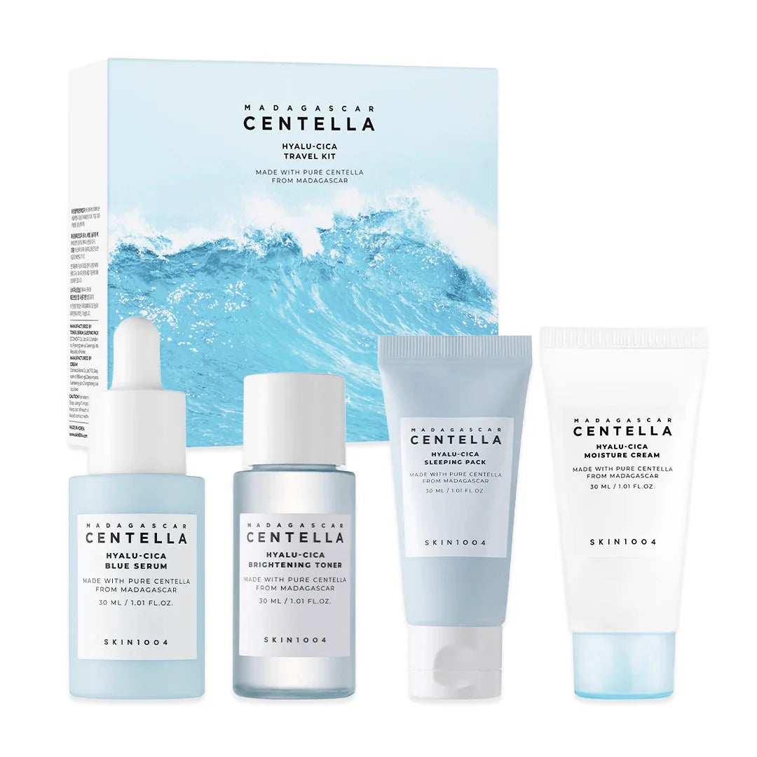 Skin1004 Madagascar Centella Hyalu cica Travel طقم