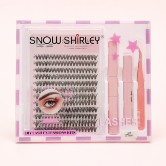 Snow Shirley Cluster Lash طقم 30P 9–14mm