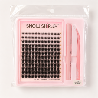 Snow Shirley DIY Cluster Lash طقم T50
