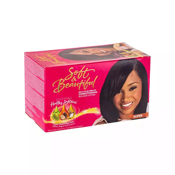 Soft و Beautiful Relaxer طقم
