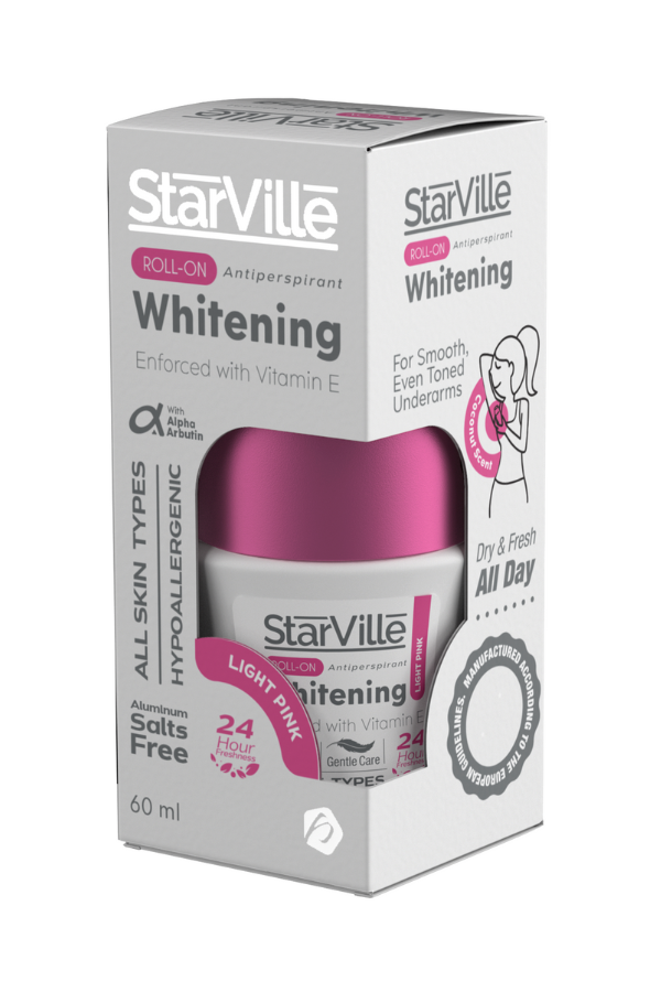 Starville رول أون Antiperspirant تفتيح Light وردي 60 مل