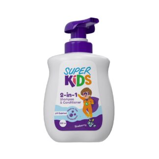 Super Kids 2 in 1 شامبو و بلسم 500مل blueberry