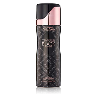 Deomania Opaque أسود Perfumed Body بخاخ للنساء - 200 مل