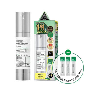 VT Cosmetics Reedle Shot 100 + Reedle Shot 300 مل-3قطع
