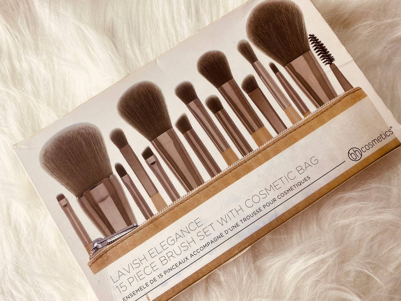 BH Cosmetics- Lavish Elegance 15 قطعة فرشاة طقم مع حقيبة - الصورة 3