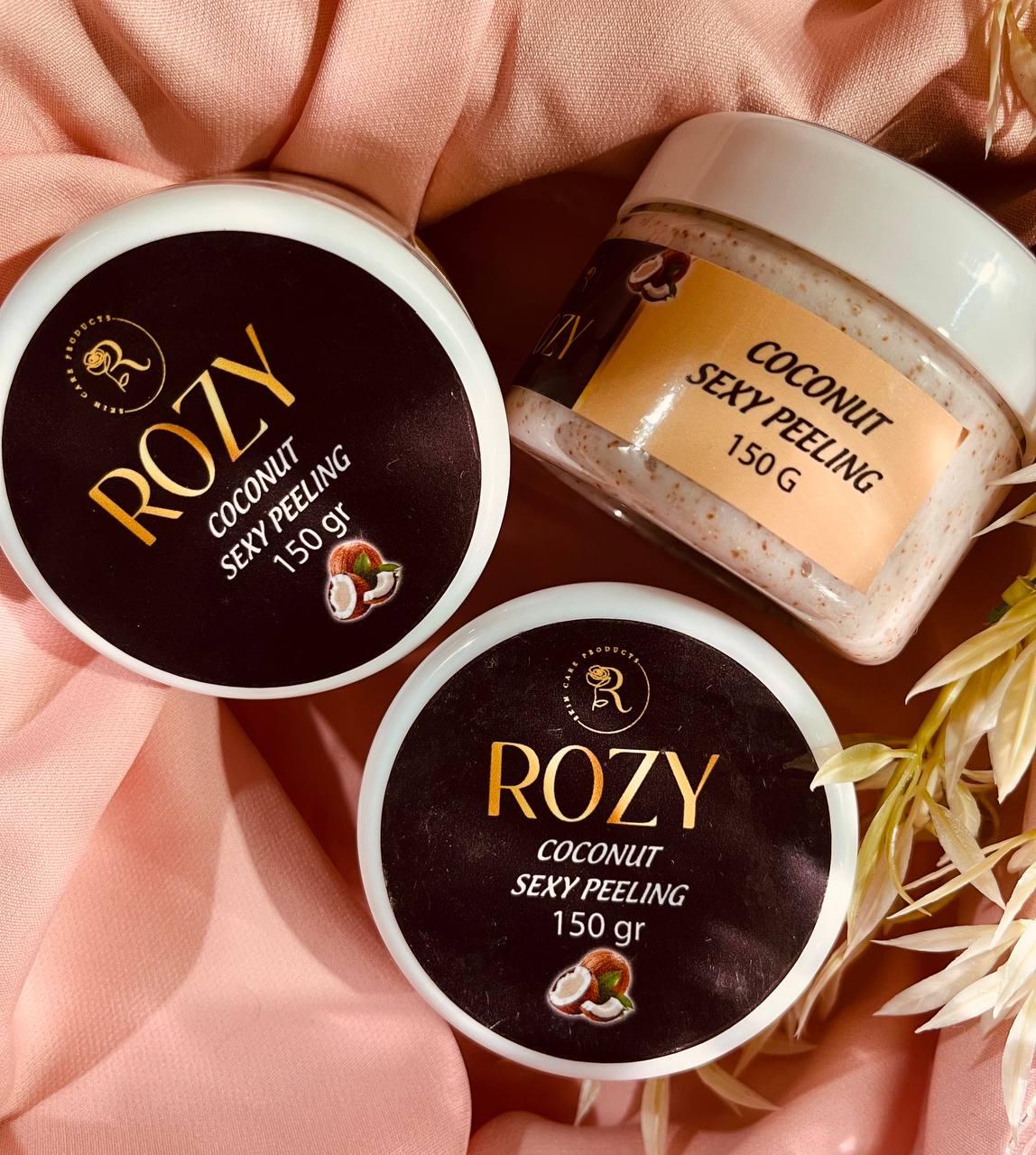Rozy مقشر جسم جوز الهند و فانيليا &musk 150g - الصورة 2